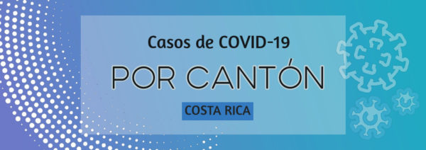 Monitor cantonal de casos de COVID-19 en Costa Rica