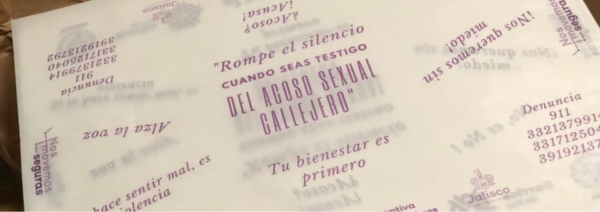 En Poncitlán, Jalisco, luchan contra el acoso con mensajes de alerta en envoltura de tortillas